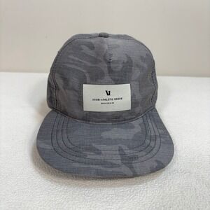 Vuori Camo Hat Men's One‎ Size Gray Adjustable Athletic Goods Adventure Run Hike